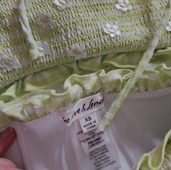 For Love And Lemons Gingham Bikini - Picture 3 of 4